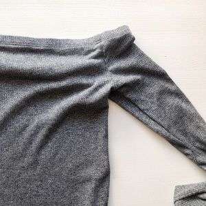 Off the shoulder crop top